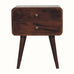 Hamade Bedside Table, Medium - California Walnut Bedside Tables - Bokel Home
