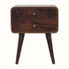 Hamade Bedside Table, Medium - California Walnut Bedside Tables - Bokel Home