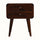 Hamade Bedside Table, Medium - Dark Walnut Bedside Tables - Bokel Home