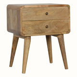 Hamade Bedside Table, Medium - Natural Bedside Tables - Bokel Home