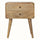 Hamade Bedside Table, Medium - Natural Bedside Tables - Bokel Home