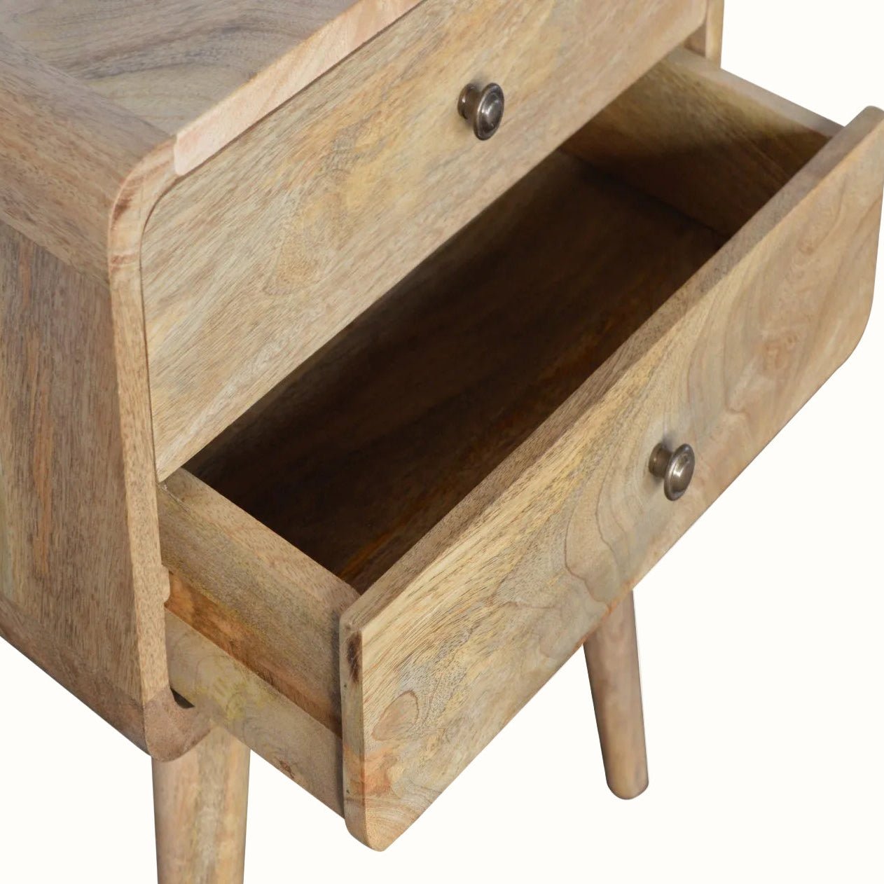 Hamade Bedside Table, Medium - Natural Bedside Tables - Bokel Home