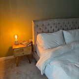 Hamade Bedside Table, Medium - Natural Bedside Tables - Bokel Home