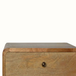 Hamade Bedside Table, Medium - Natural Bedside Tables - Bokel Home