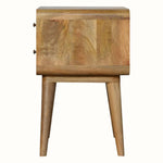 Hamade Bedside Table, Medium - Natural Bedside Tables - Bokel Home