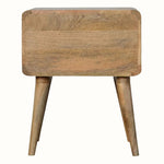 Hamade Bedside Table, Medium - Natural Bedside Tables - Bokel Home