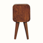 Hamade Bedside Table, Mini - Chestnut Bedside Tables - Bokel Home