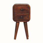 Hamade Bedside Table, Mini - Chestnut Bedside Tables - Bokel Home