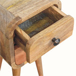 Hamade Bedside Table, Mini - Natural Bedside Tables - Bokel Home