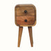 Hamade Bedside Table, Mini - Natural Bedside Tables - Bokel Home