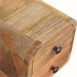 Hamade Bedside Table, Mini - Natural Bedside Tables - Bokel Home