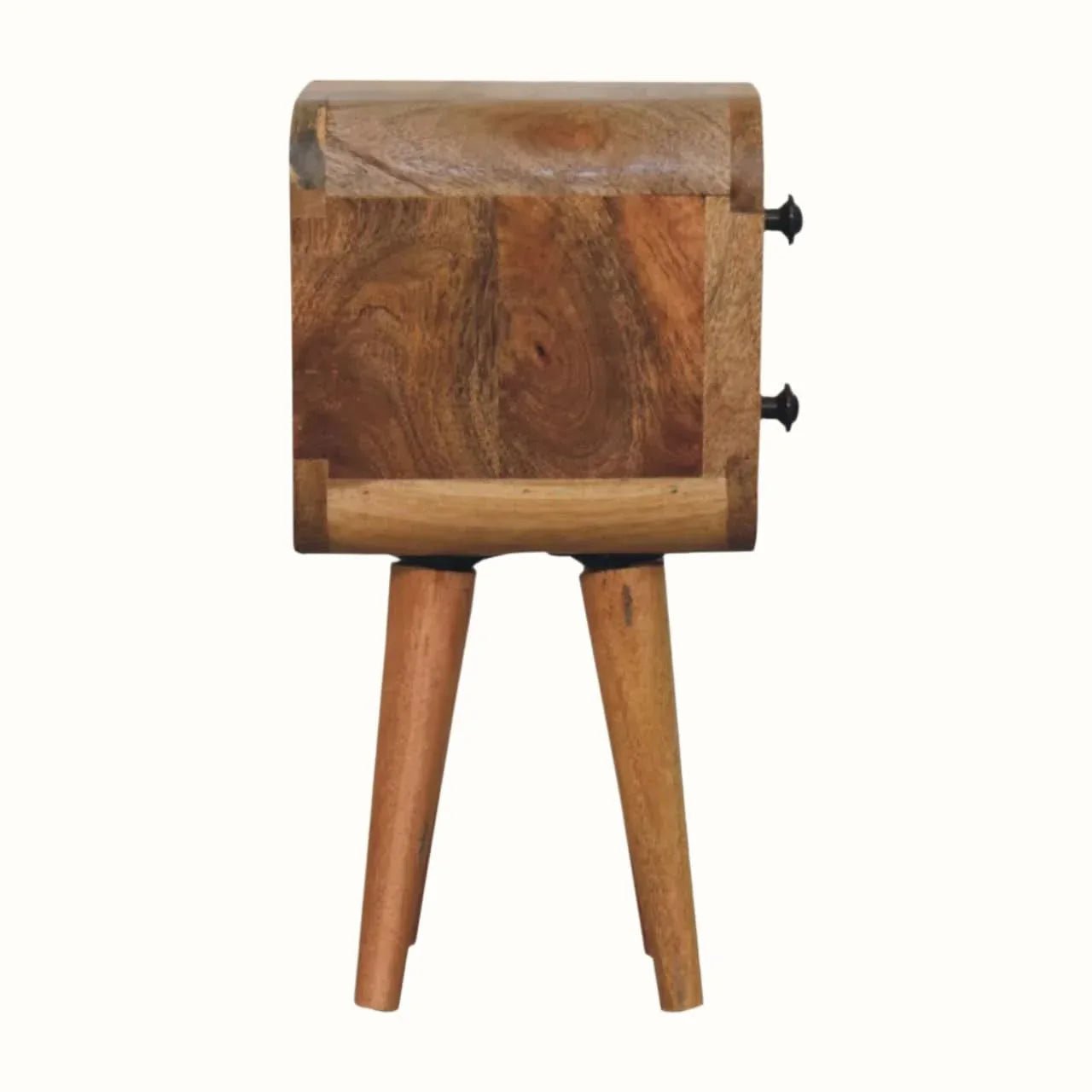 Hamade Bedside Table, Mini - Natural Bedside Tables - Bokel Home