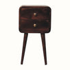 Hamade Bedside Table, Small - California Walnut Bedside Tables - Bokel Home