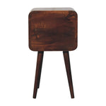 Hamade Bedside Table, Small - California Walnut Bedside Tables - Bokel Home