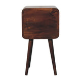 Hamade Bedside Table, Small - California Walnut Bedside Tables - Bokel Home