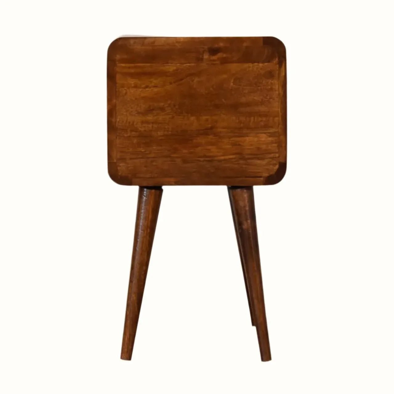 Hamade Bedside Table, Small - Chestnut Bedside Tables - Bokel Home