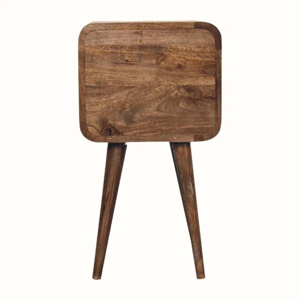Hamade Bedside Table, Small - Grey Wash Bedside Tables - Bokel Home