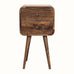 Hamade Bedside Table, Small - Grey Wash Bedside Tables - Bokel Home