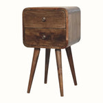 Hamade Bedside Table, Small - Grey Wash Bedside Tables - Bokel Home