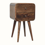 Hamade Bedside Table, Small - Grey Wash Bedside Tables - Bokel Home