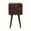 Hamade Bedside Table, Small - Light Walnut Bedside Tables - Bokel Home