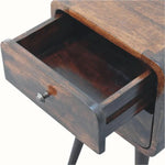 Hamade Bedside Table, Small - Light Walnut Bedside Tables - Bokel Home