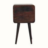 Hamade Bedside Table, Small - Light Walnut Bedside Tables - Bokel Home