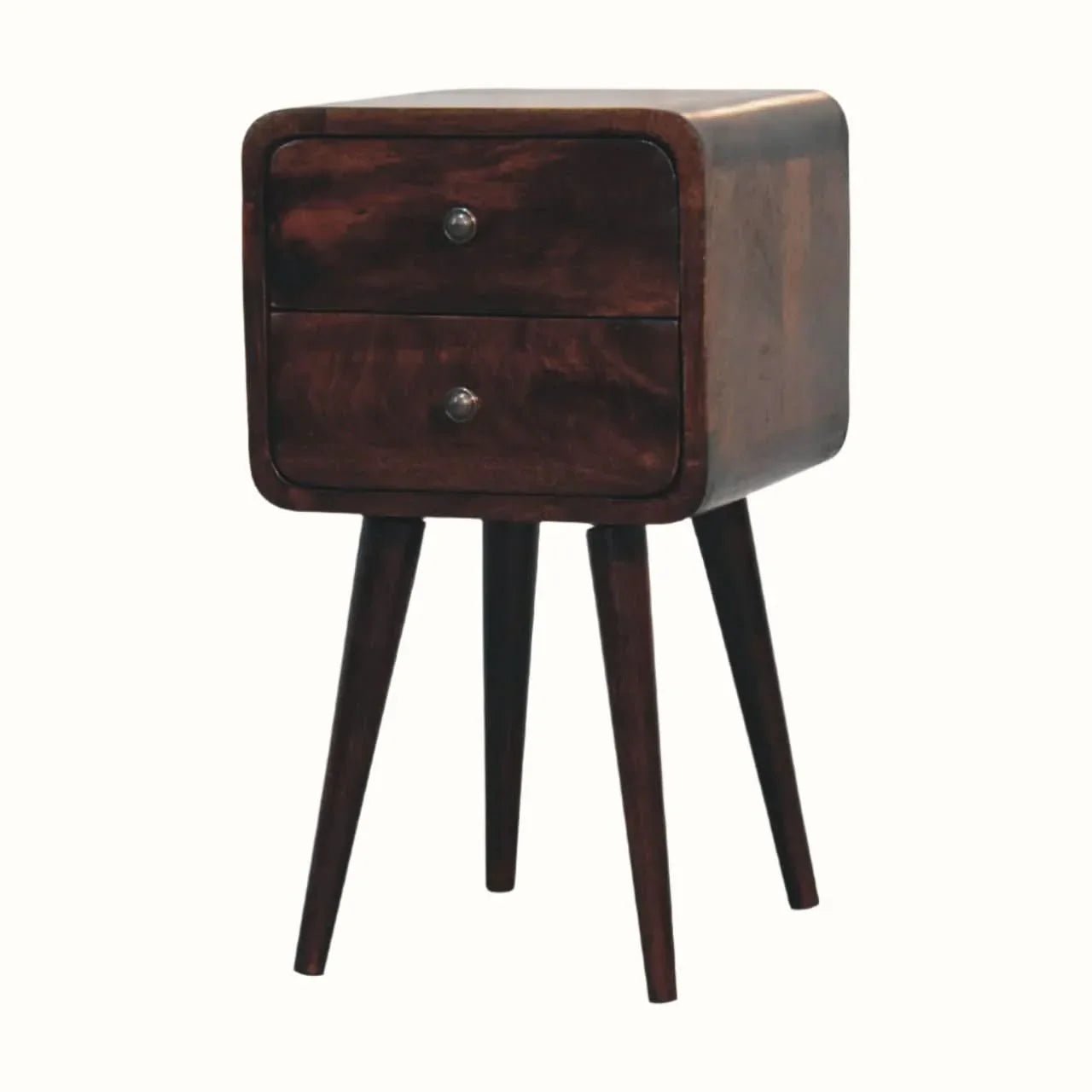 Hamade Bedside Table, Small - Light Walnut Bedside Tables - Bokel Home