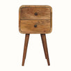 Hamade Bedside Table, Small - Natural Bedside Tables - Bokel Home