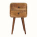 Hamade Bedside Table, Small - Natural Bedside Tables - Bokel Home