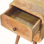 Hamade Bedside Table, Small - Natural Bedside Tables - Bokel Home