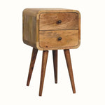 Hamade Bedside Table, Small - Natural Bedside Tables - Bokel Home