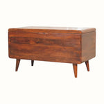 Hamade Blanket Box - Chestnut Storage Boxes & Baskets - Bokel Home