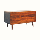 Hamade Blanket Box - Chestnut Storage Boxes & Baskets - Bokel Home