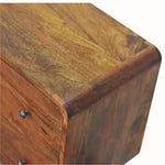 Hamade Chest of 2 Drawers - Chestnut Chest of Drawers - Bokel Home