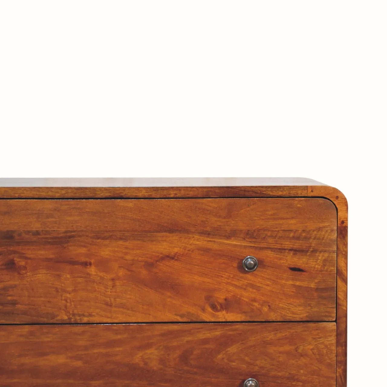Hamade Chest of 2 Drawers, Small - Chestnut Chest of Drawers - Bokel Home