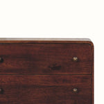 Hamade Chest of 3 Drawers, Medium - California Walnut Chest of Drawers - Bokel Home