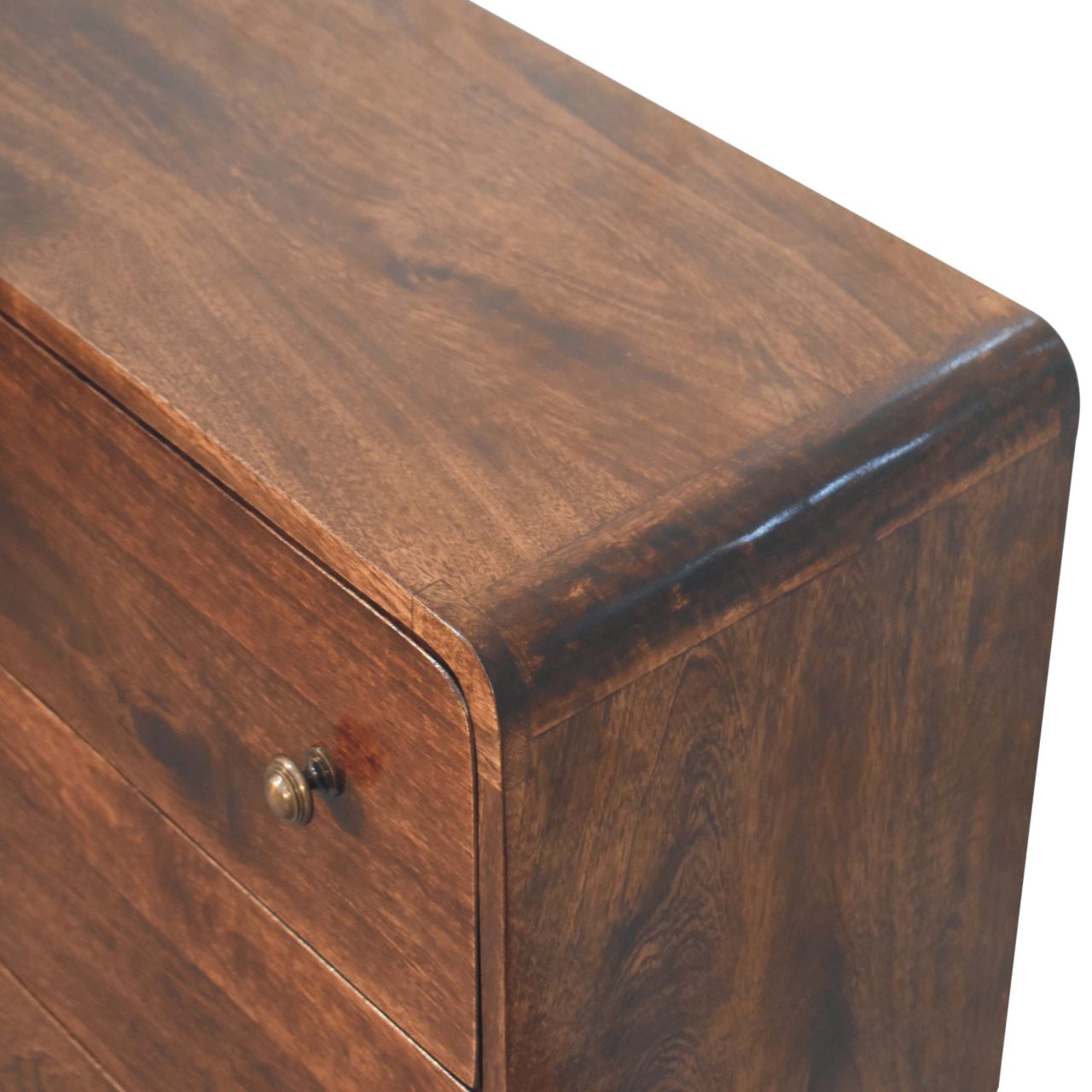 Hamade Chest of 3 Drawers, Medium - California Walnut Chest of Drawers - Bokel Home