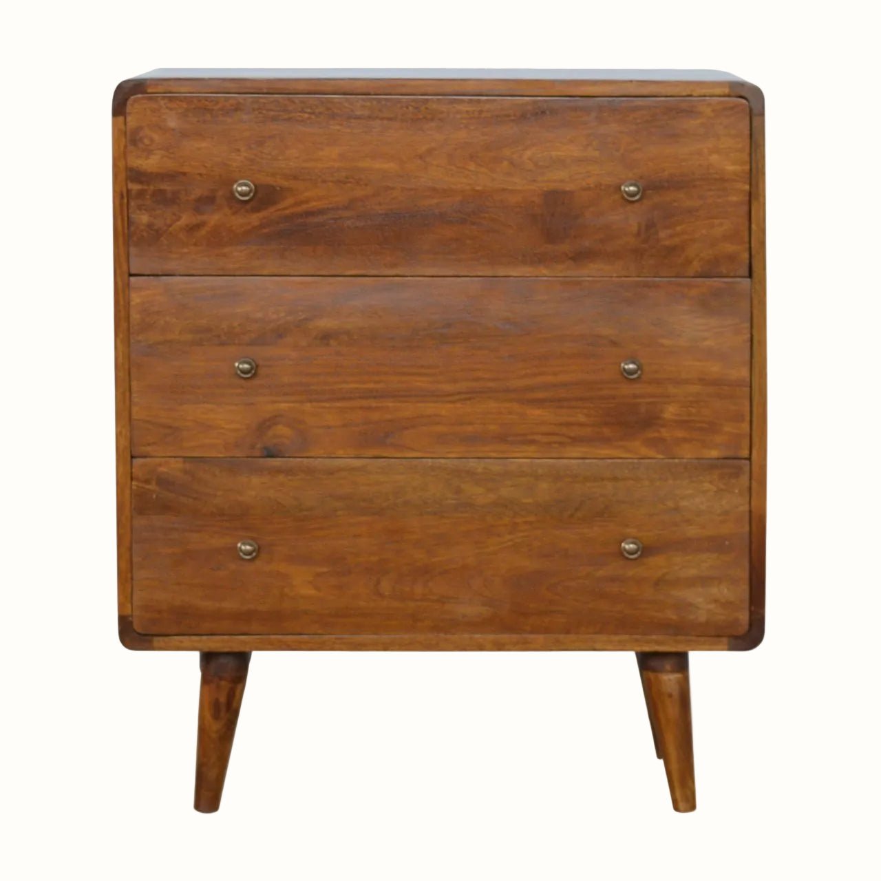 Hamade Chest of 3 Drawers, Medium - Chestnut Chest of Drawers - Bokel Home