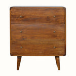 Hamade Chest of 3 Drawers, Medium - Chestnut Chest of Drawers - Bokel Home
