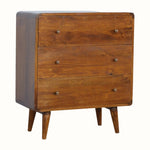 Hamade Chest of 3 Drawers, Medium - Chestnut Chest of Drawers - Bokel Home