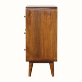 Hamade Chest of 3 Drawers, Medium - Chestnut Chest of Drawers - Bokel Home