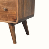 Hamade Chest of 3 Drawers, Medium - Classic Grey Chest of Drawers - Bokel Home