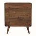 Hamade Chest of 3 Drawers, Medium - Classic Grey Chest of Drawers - Bokel Home