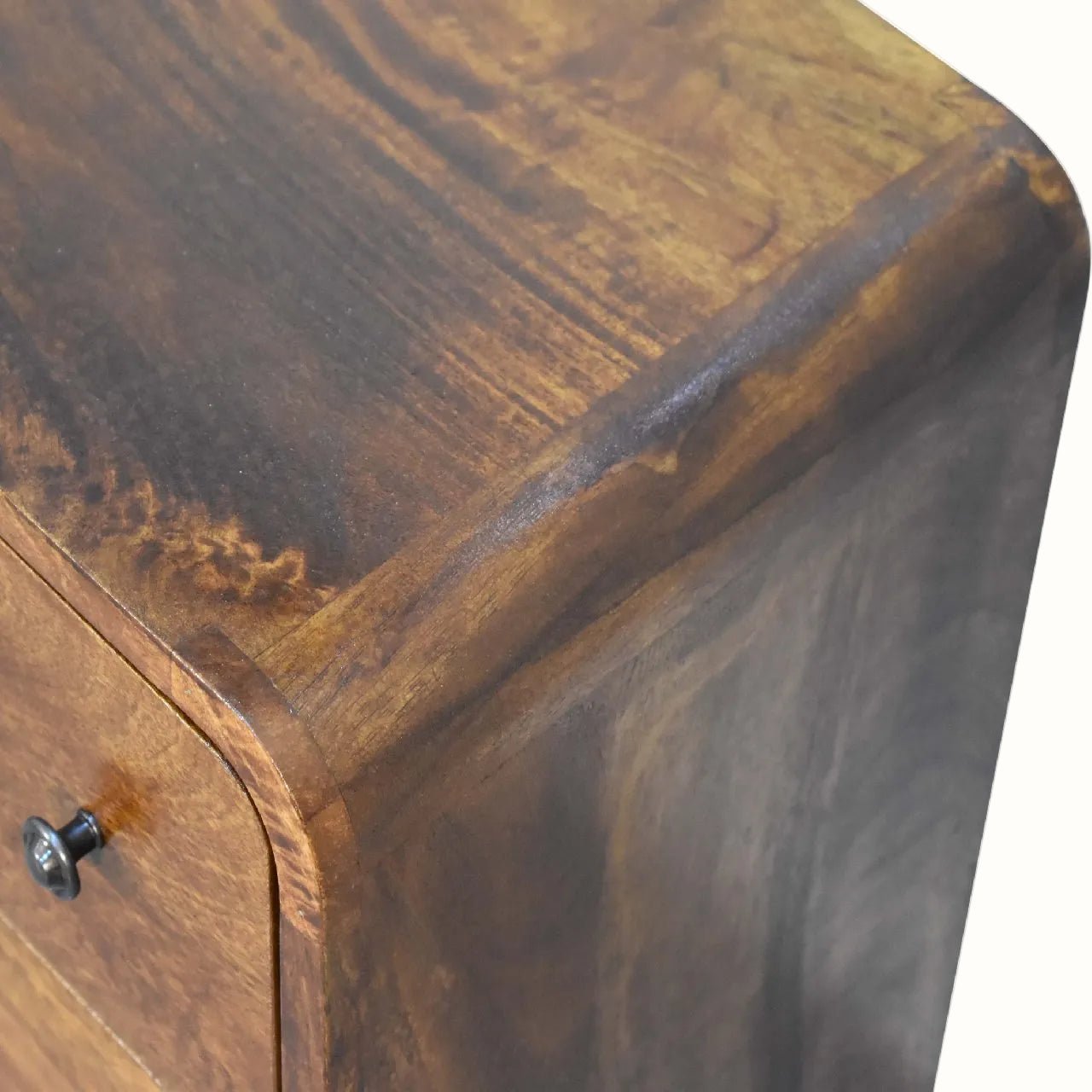 Hamade Chest of 3 Drawers, Small - Chestnut Chest of Drawers - Bokel Home