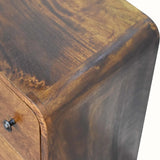 Hamade Chest of 3 Drawers, Small - Chestnut Chest of Drawers - Bokel Home