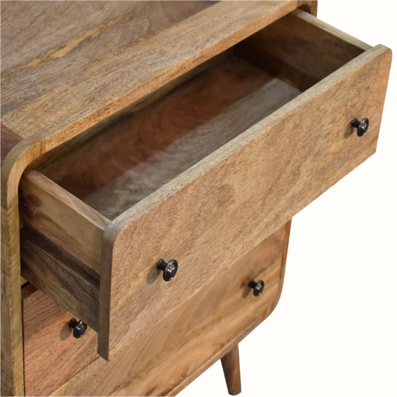 Hamade Chest of 3 Drawers, Small - Natural Chest of Drawers - Bokel Home