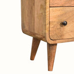 Hamade Chest of 3 Drawers, Small - Natural Chest of Drawers - Bokel Home