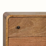 Hamade Chest of 3 Drawers, Small - Natural Chest of Drawers - Bokel Home