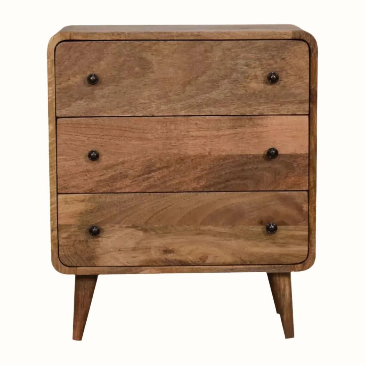 Hamade Chest of 3 Drawers, Small - Natural Chest of Drawers - Bokel Home